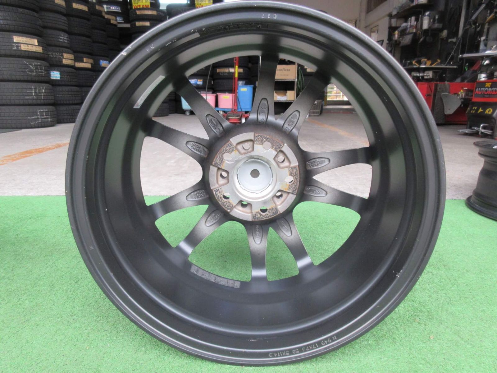 ディレッツァ　ホイール ダンロップ ディレッツァST01F 7J-17 5H114.3 +50 マット