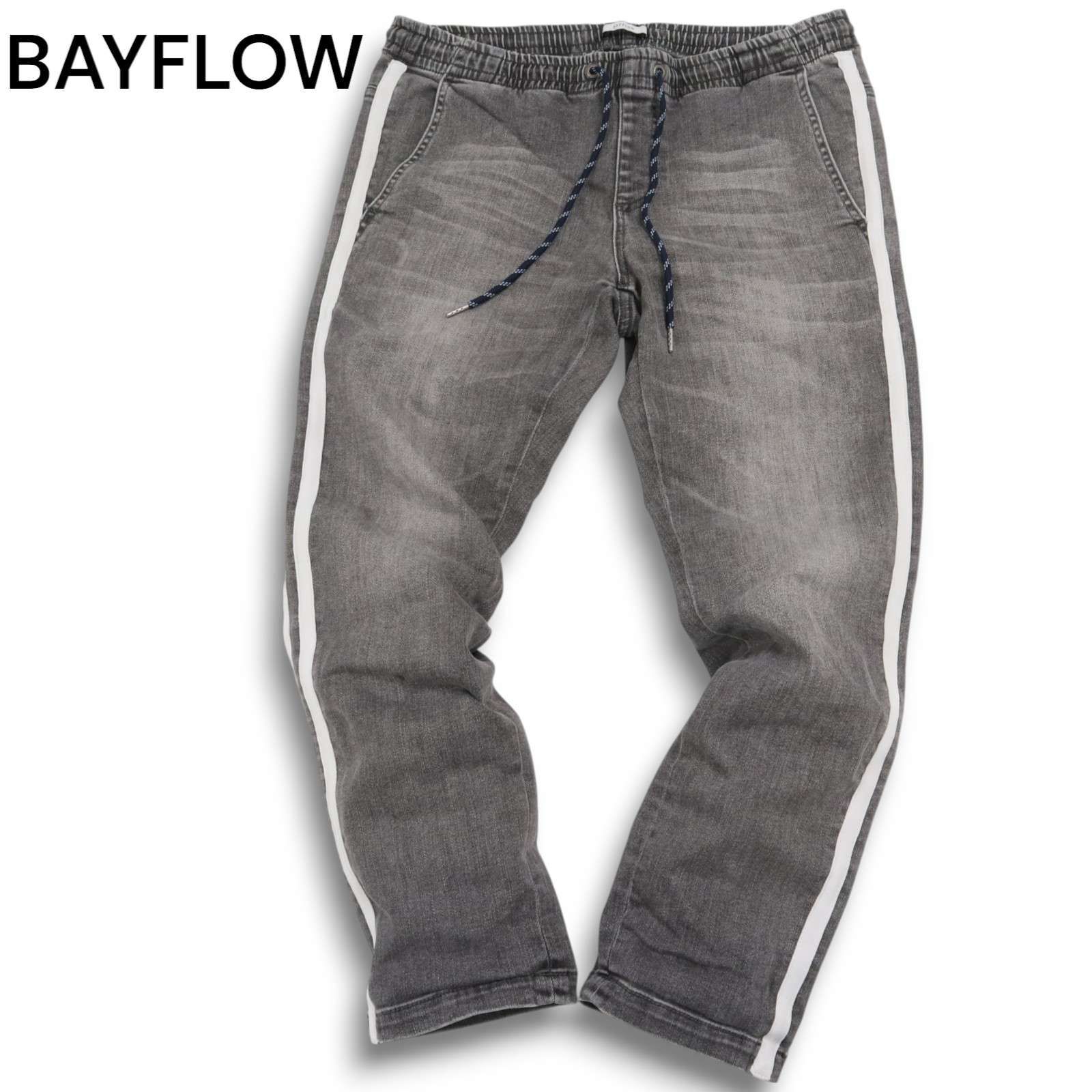 BAYFLOW スキニーサイドラインデニム 【公式通販】