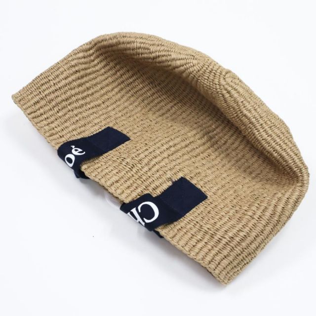 クロエ Mifuko かごバッグ キッズ ベージュ 大人もOK ロゴ バスケット