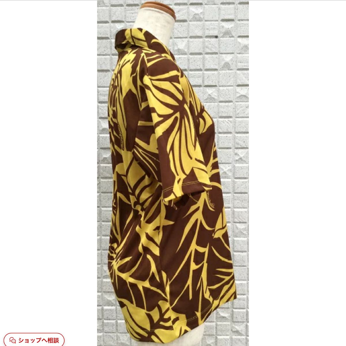  Manuheali i ポロシャツ タロ YEL 半袖 シャツ ブラウス