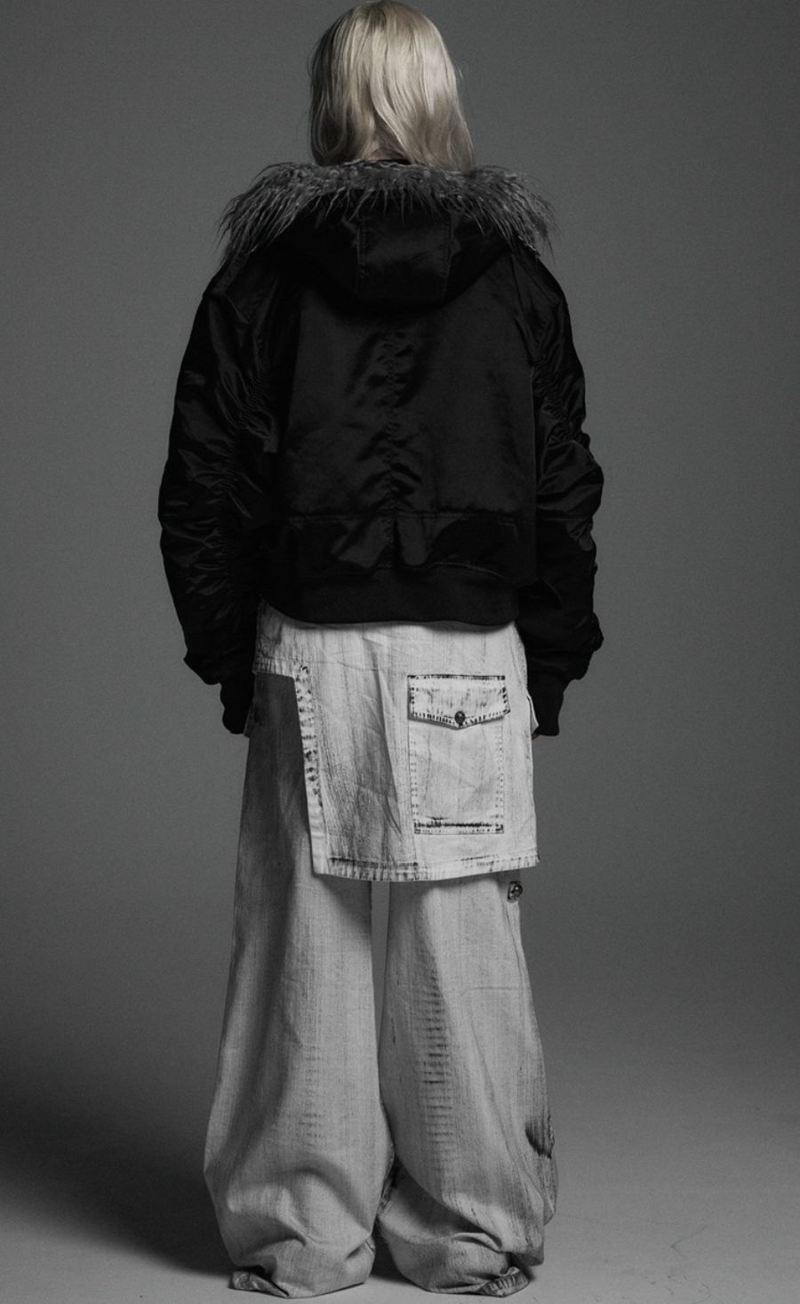 新品未使用】【Rosen Kreuz】DOCKING SKIRT FLARE WIDE PANTS