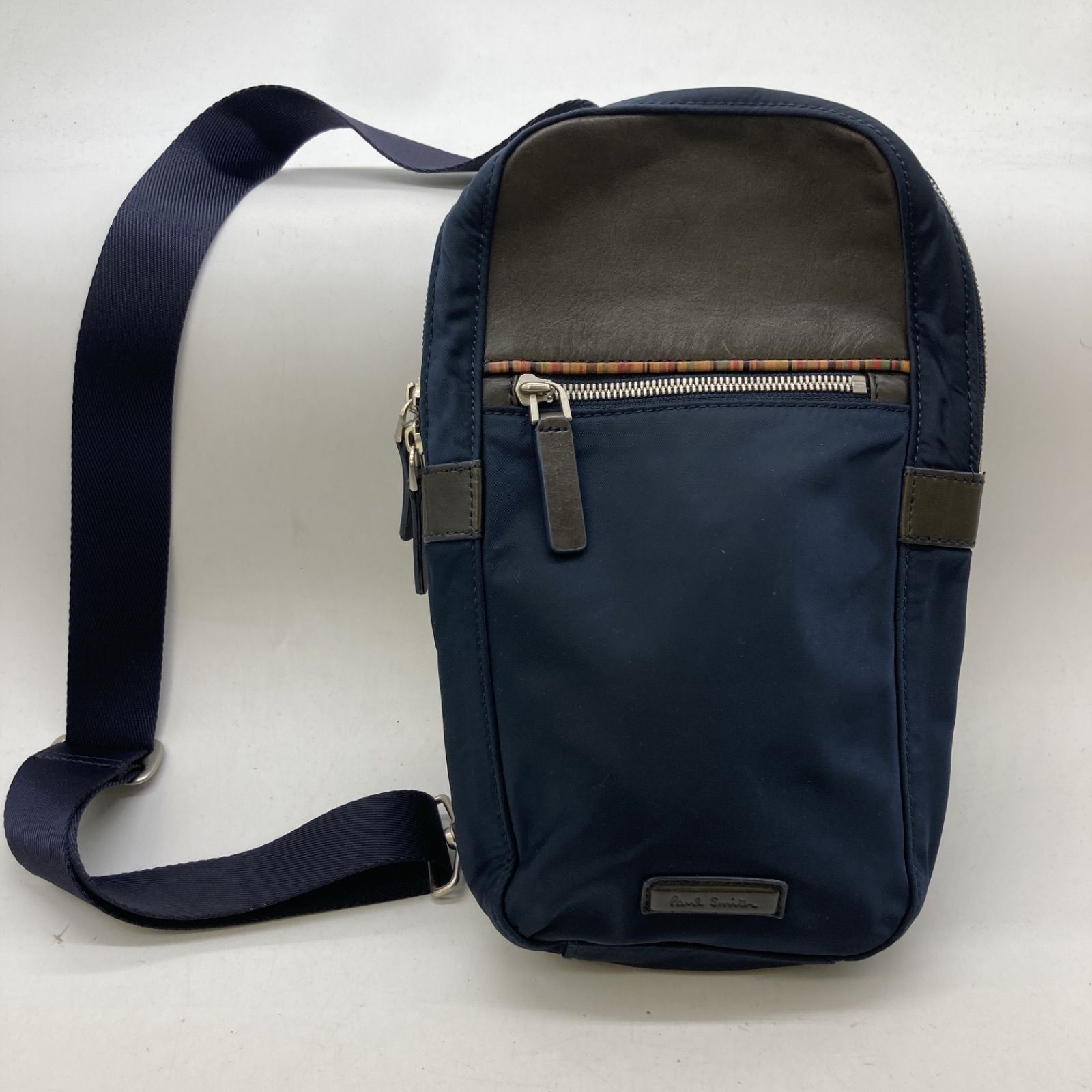 Paul Smith ポールスミス ワンショルダー ボディバッグ BAG バッグ 鞄 メンズ ネイビー G210-16