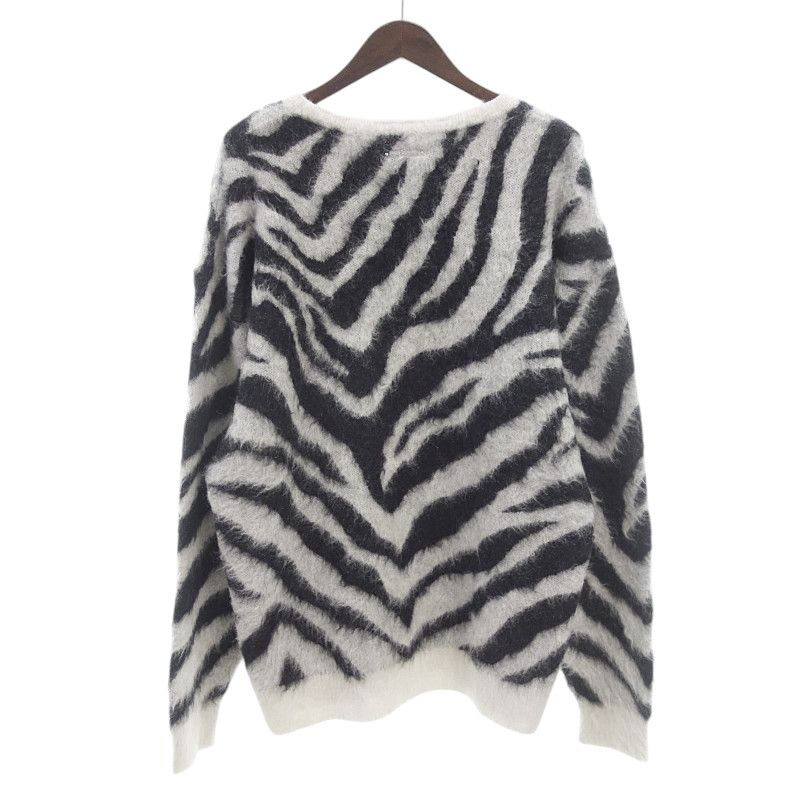 MINEDENIM Zebra Mohair Knit