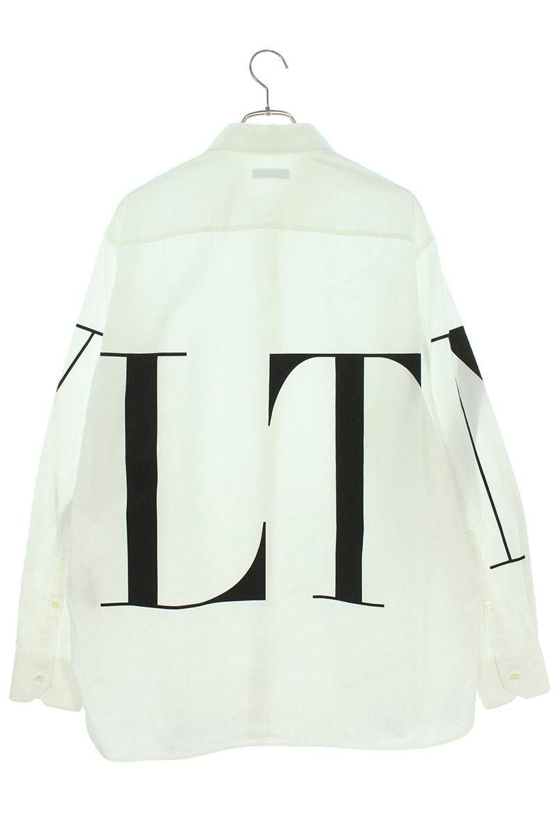 ヴァレンティノ UV3ABA956EW VLTNロゴプリントオーバーサイズ長袖