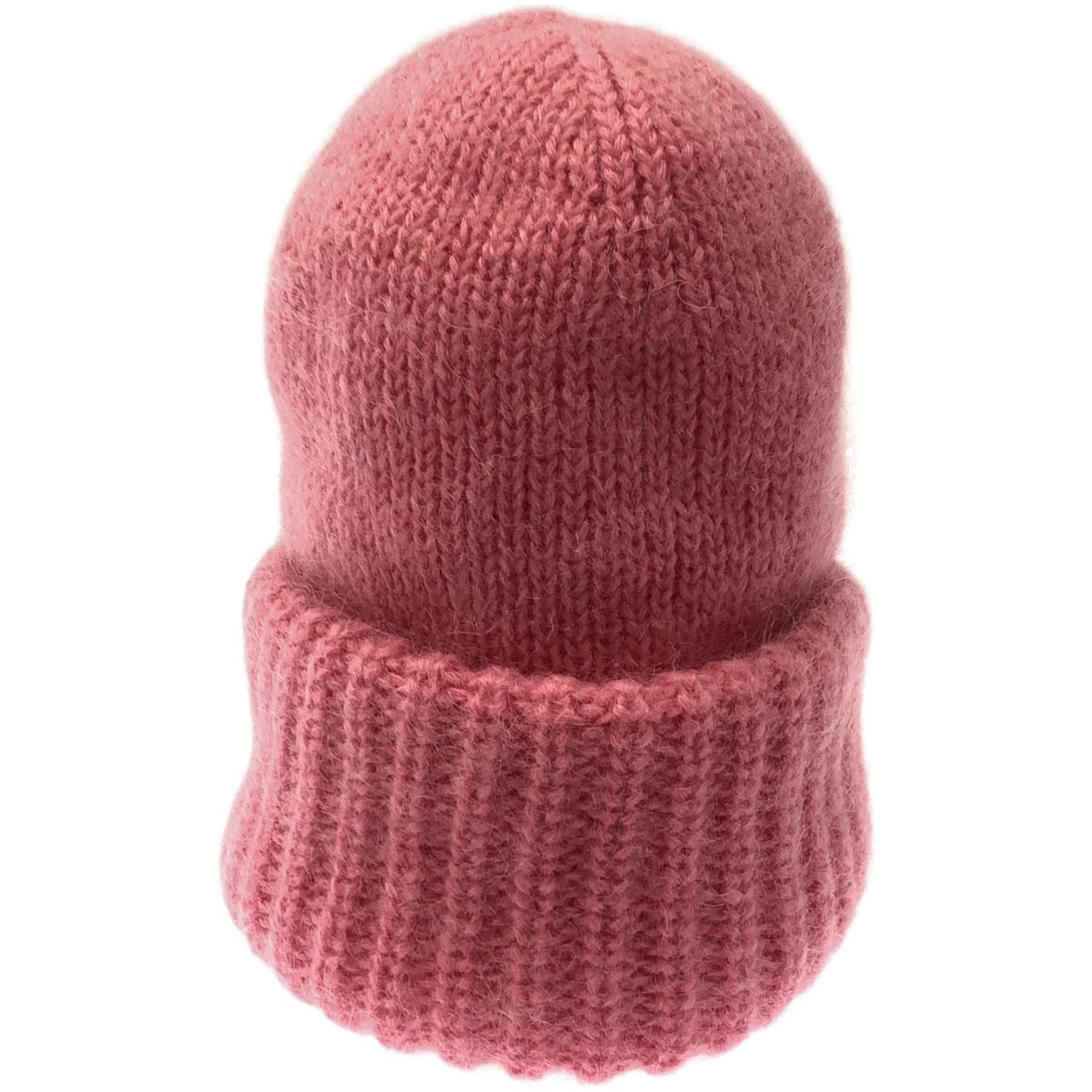 TEURN STUDIO ターンスタジオ MOHAIR BEANIE モヘアビーニーニットキャップ ピンク -