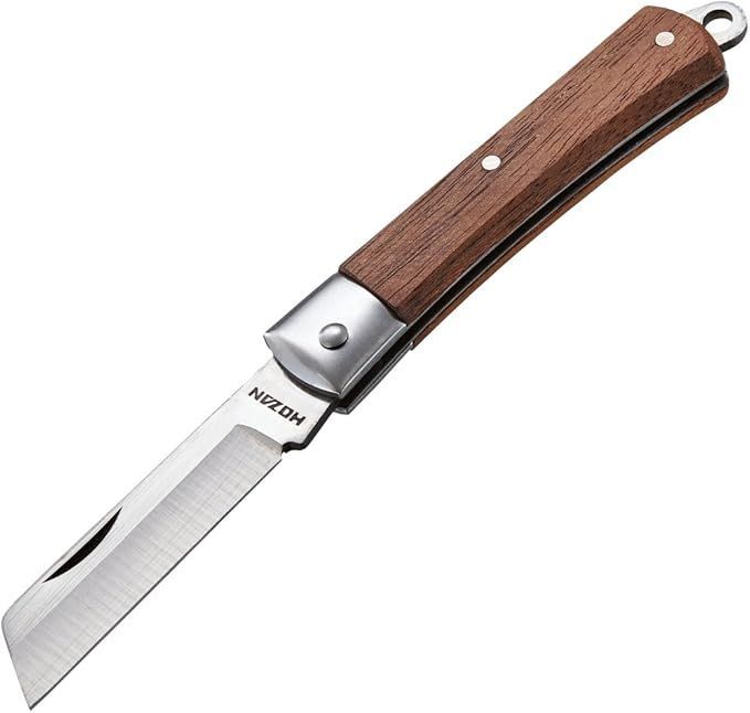 佐治武士作 有色ダマスカス 切り出し 小刀 和式ナイフ 切出 切り出し