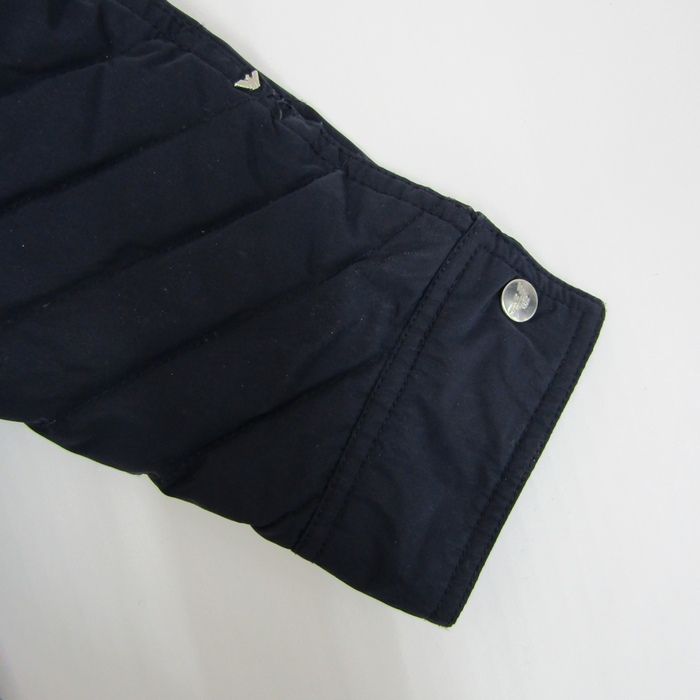 ARMANI JEANS - アルマーニ・ジーンズ ダウンジャケット ジャンパー アウター ダウンコート レディース USA4サイズ ネイビー ARMANI JEANS アルマーニ・ジーンズ ダウンジャケット ジャンパー アウター