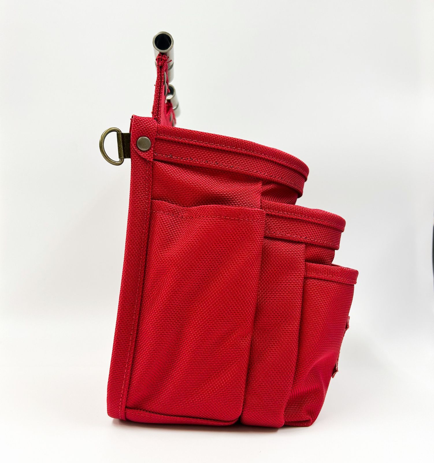 Knicks ニックス　腰袋　バリスティック　赤タグ KNICKS】ニックス CORDURA チタン補強 赤 レッド チェーンタイプ