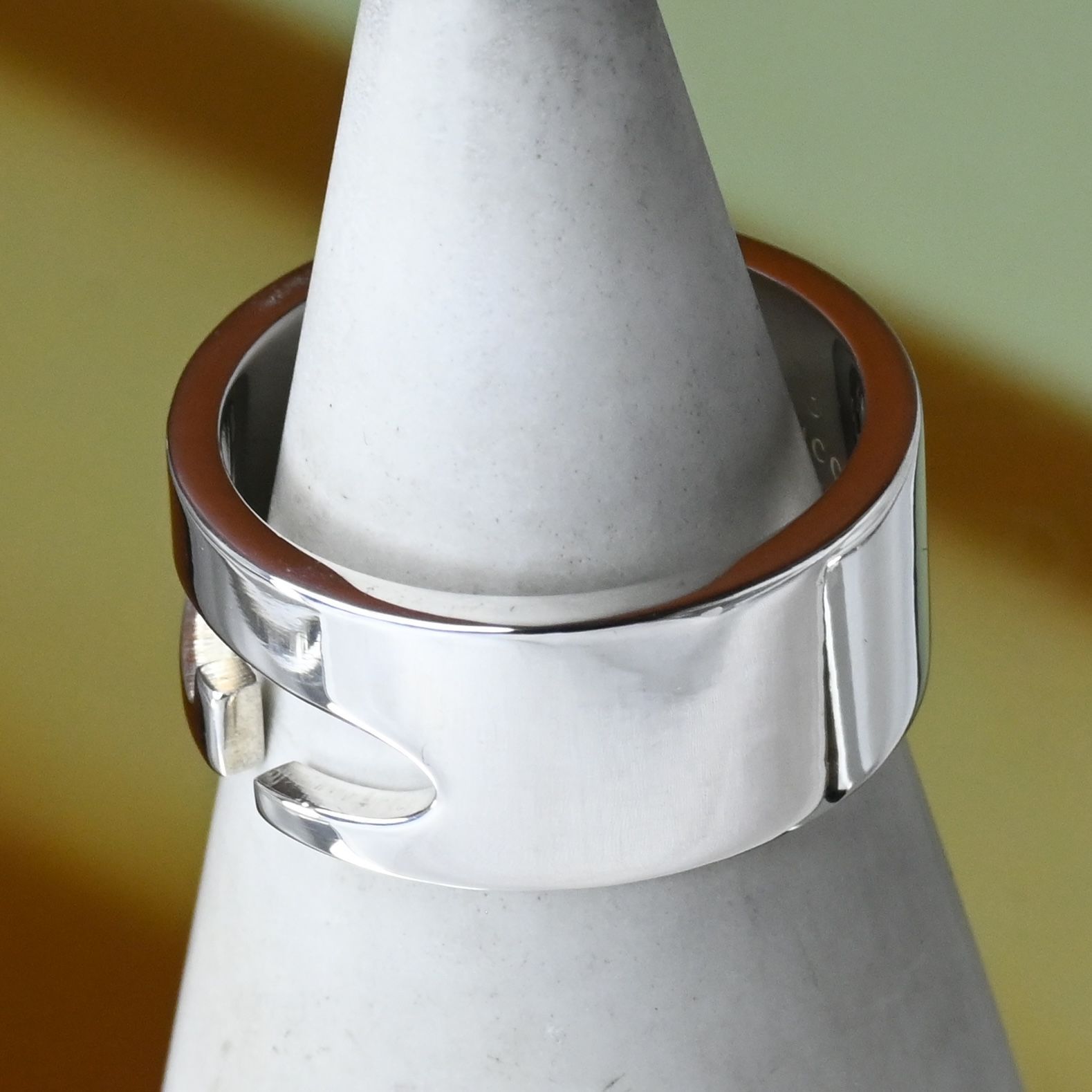 研磨済 GUCCI シルバー リング 20.5号 Ag925 指輪 グッチ