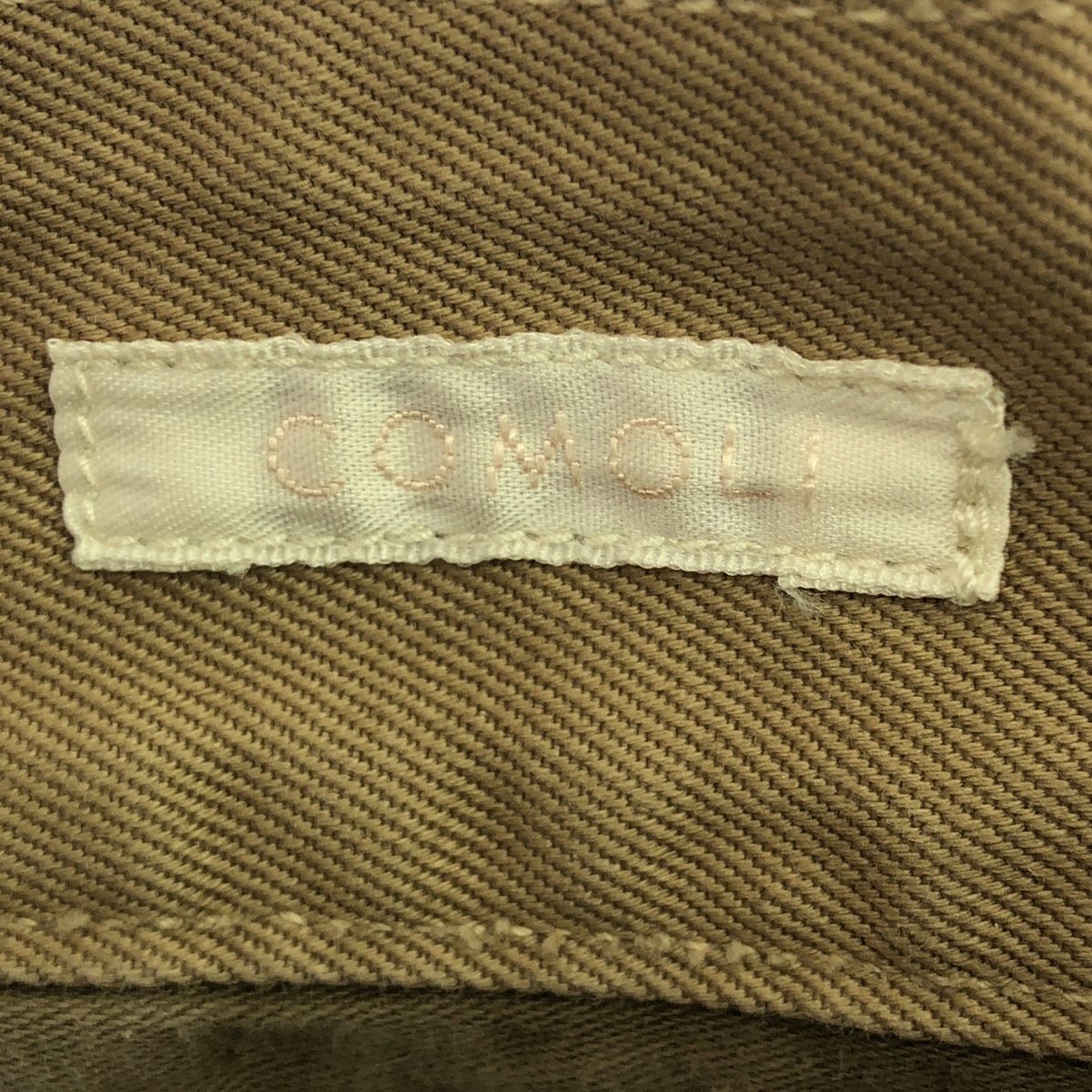 COMOLI / コモリ | ベルテッド チノパンツ | 0 | ベージュ | メンズ