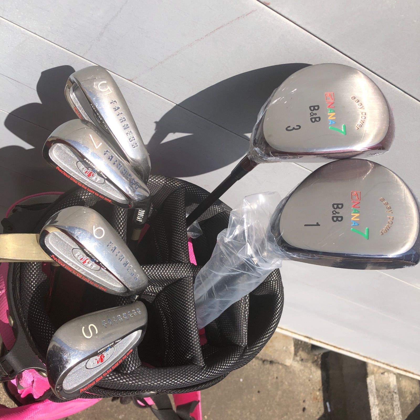 レディース ゴルフクラブセット アイアン4本 ウッド2本 95140002-6.jpg