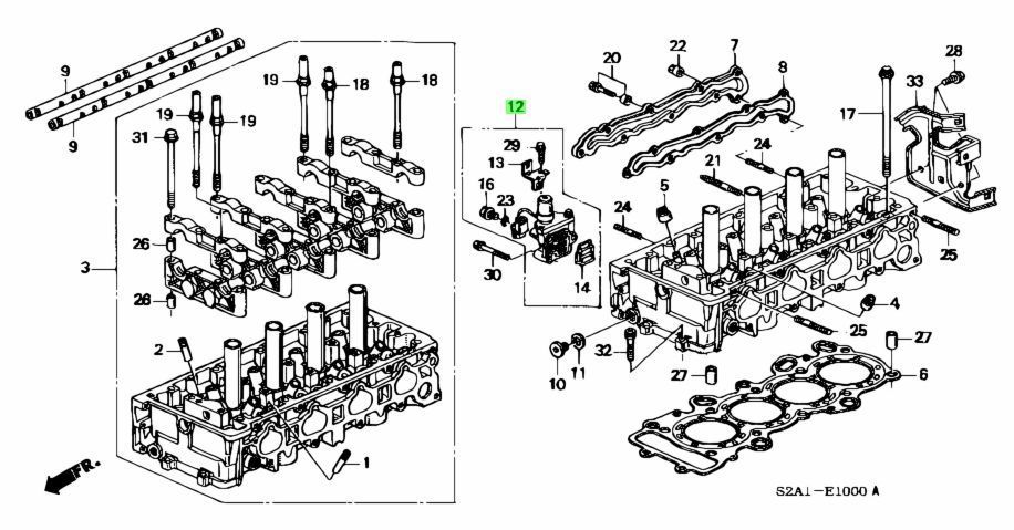 HONDA ホンダ 新品 純正 未使用 S2000 VTEC スプールバルブ ABA-AP1 