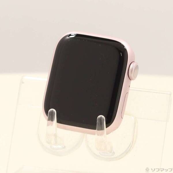 Apple Watch 9 41mm GPSモデル スターライト 展示品〕 Apple Watch Series 9 GPS 41mm ピンクアルミニウムケース
