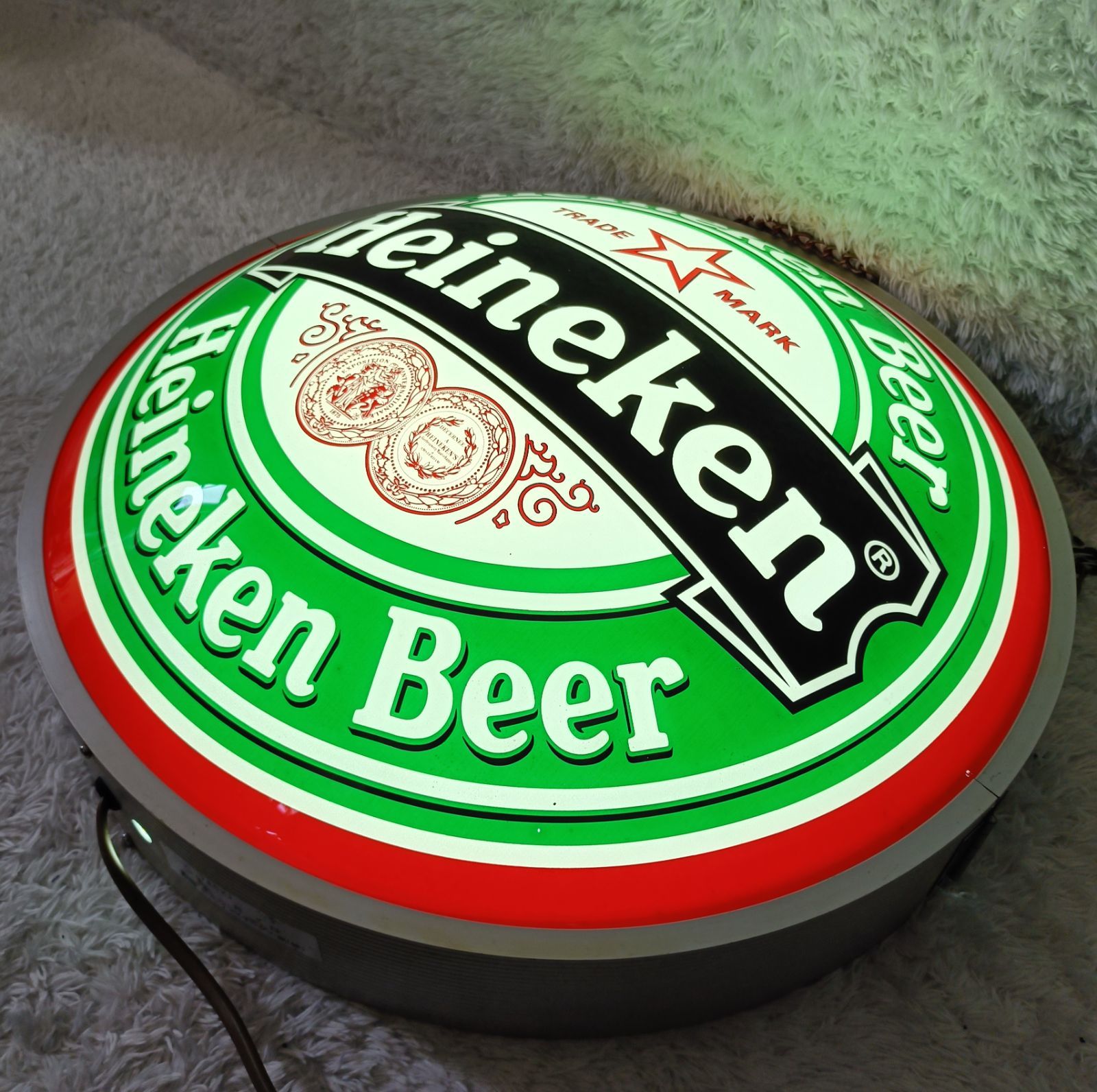 Heineken ハイネケン ネオンライト 看板 店舗用 インテリア サイン ディスプレイ 大型 電飾 ビール TALLINNNEXPO_COM