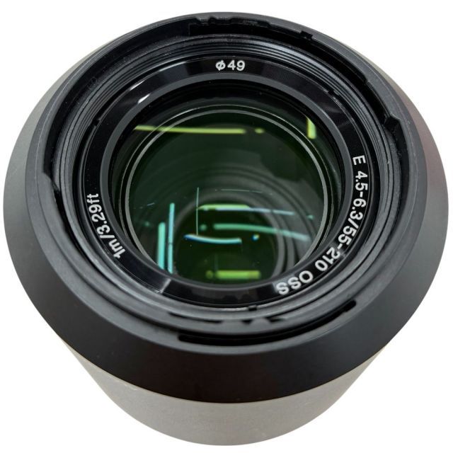 SONY SEL55210 ズーム レンズ ブラック フード付き SONY ソニー SEL55210 55-210mm f/4.5-6.3 OSS ブラック 美品 フード