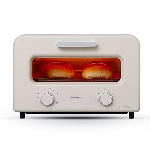 アイリスオーヤマ オーブントースター 4枚焼き タイマー機能付き