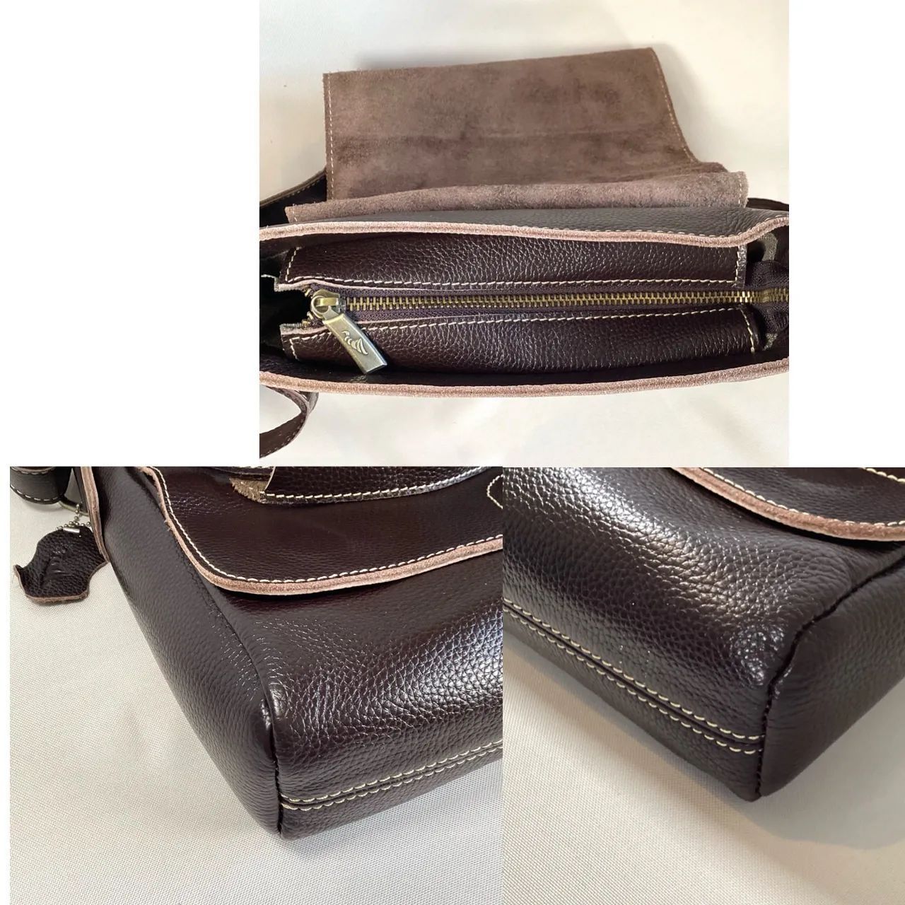 庖丁族 牛革バック HOUCHOUZOKU 庖丁族 本革 メンズ ショルダーバッグ シンプルな