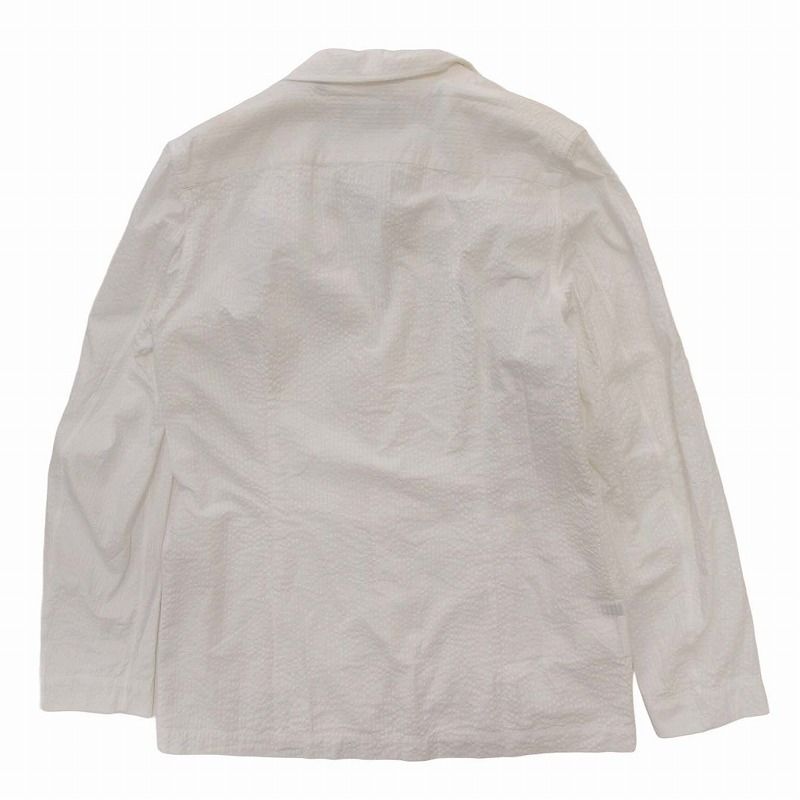 美品 ラルディーニ LARDINI シアサッカー コットン テーラード