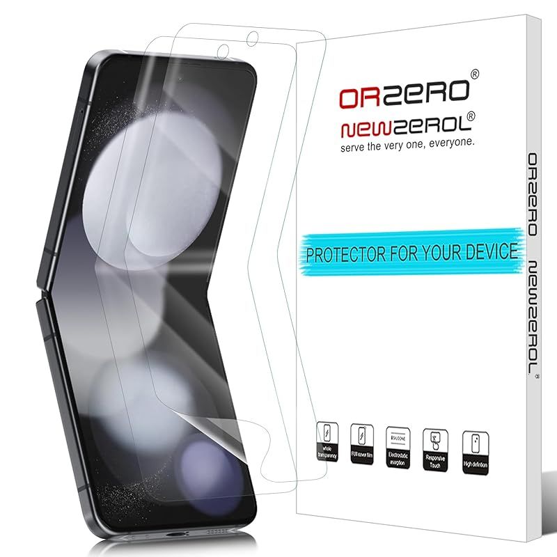 Newzerol 【2枚】 For Galaxy Z Flip5 フィルム SCG23/SC-54Dフィルム