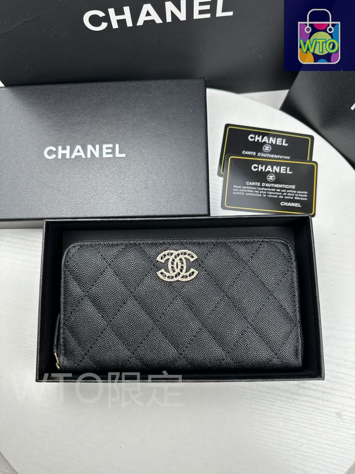 CHANEL☆ロングウオレット 今日特価】シャネル ジップ ロングウォレット, 新作ルーゴ