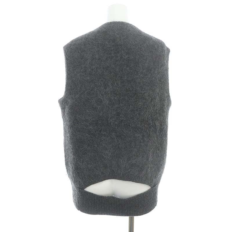 ジュンミカミ JUN MIKAMI シャギーアルパカベスト ニット プルオーバー 