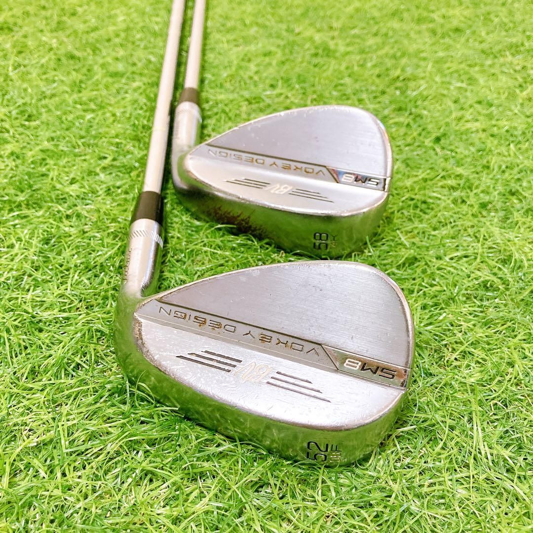 14.タイトリスト　ボーケイ　ウェッジ　SM8 シャフトゼロスセブン　2本 14.タイトリスト ボーケイ ウェッジ SM8 シャフトゼロスセブン 2本