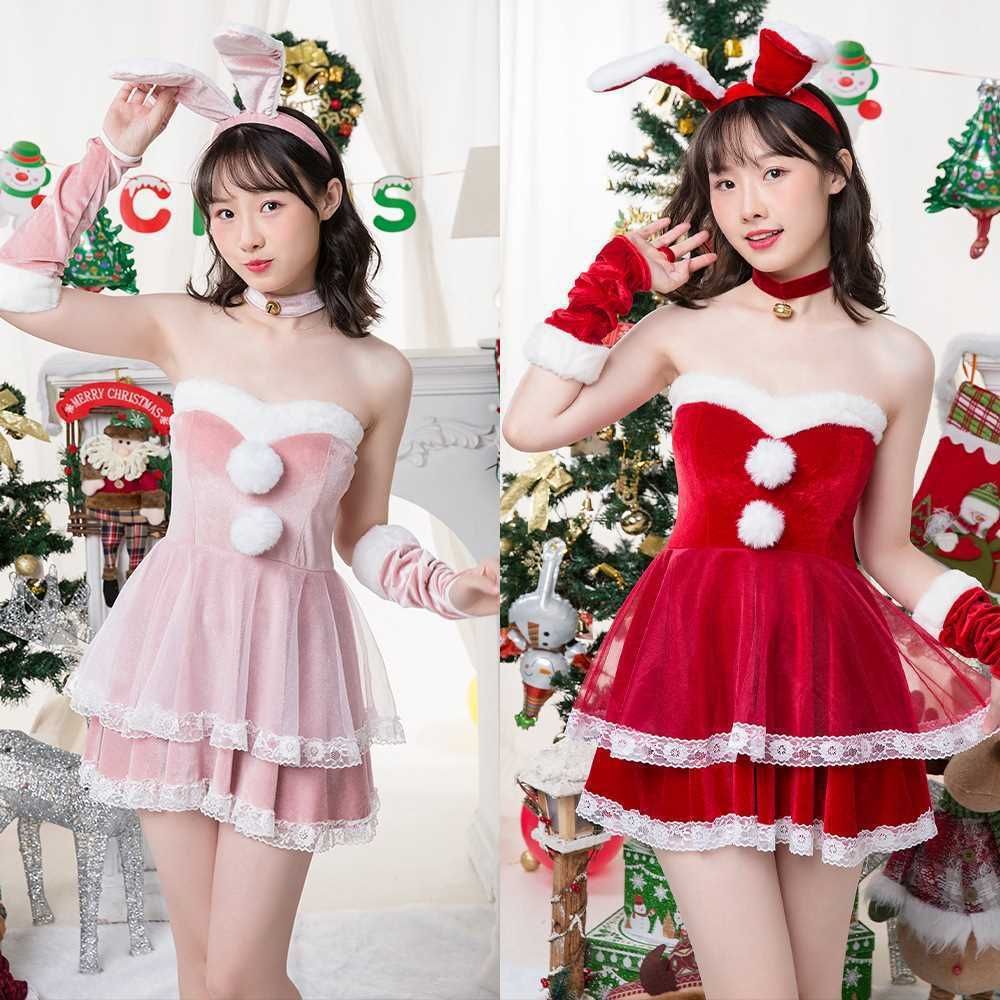 セット 新年 サンタ コスプレ セクシー 兎 兎耳 うさぎ ウサギ