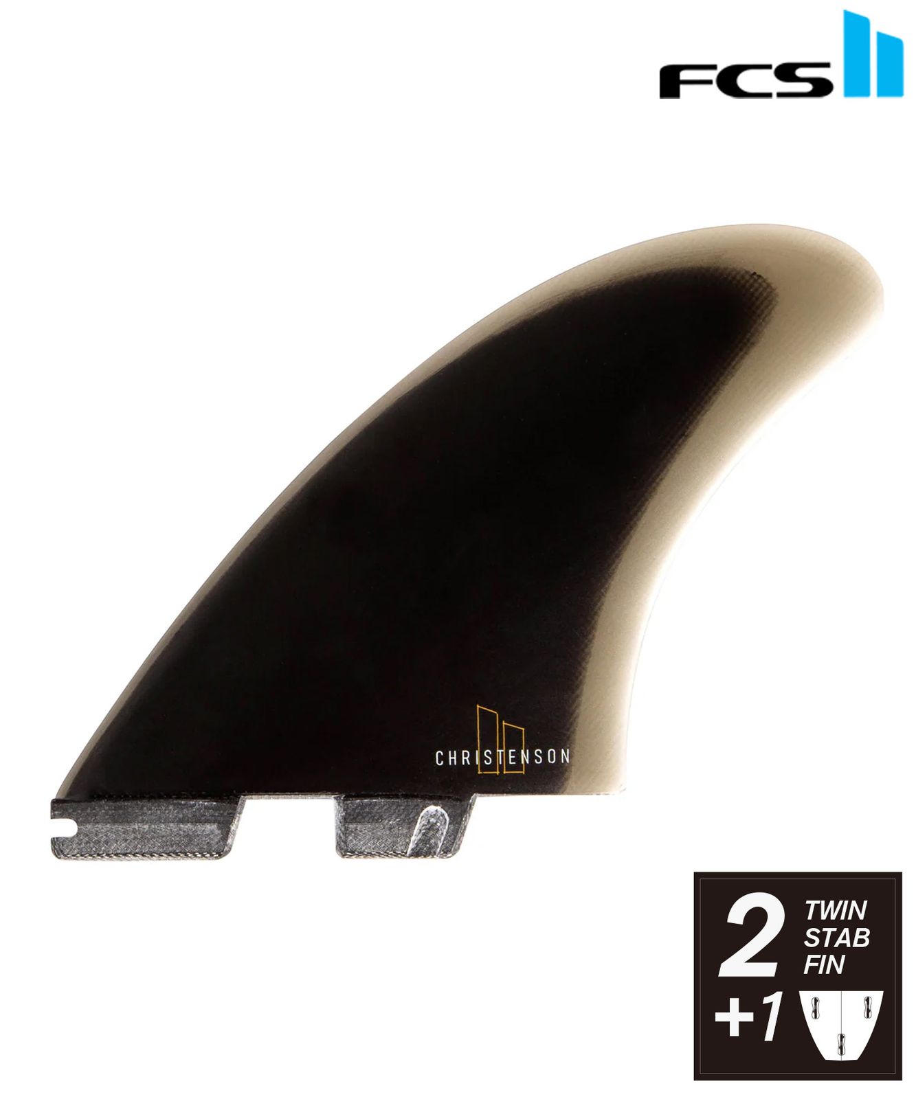 ムラスポ公式 FCS2 エフシーエスツー CHRISTENSON TWIN 1 クリステンソン サーフィン 2 1 フィン ムラサキスポーツ