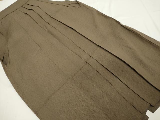 平和屋着物男性　行灯袴　霞文　正絹　逸品　DAAK0890ud