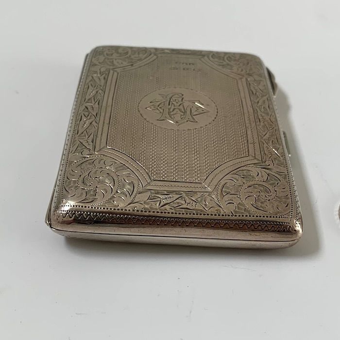 カードケース【アンテイーク】シルバー　シャーペン付き　1897年(986) カードケース【アンテイーク】シルバー シャーペン付き 1897年