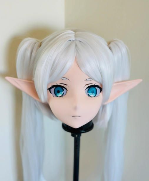全頭マスク カツラ付き ロック付き NO.178 マスク ドール ヘッドロリータ人形 コスプレ 仮装 変装 着ぐるみ コスチューム kigurumi