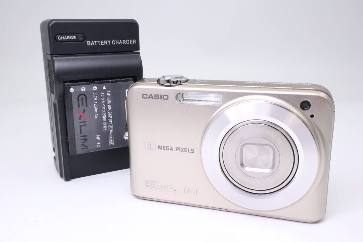 CASIO EXILIM EX-Z1080 カシオ コンパクトデジタルカメラ ゴールド f05459