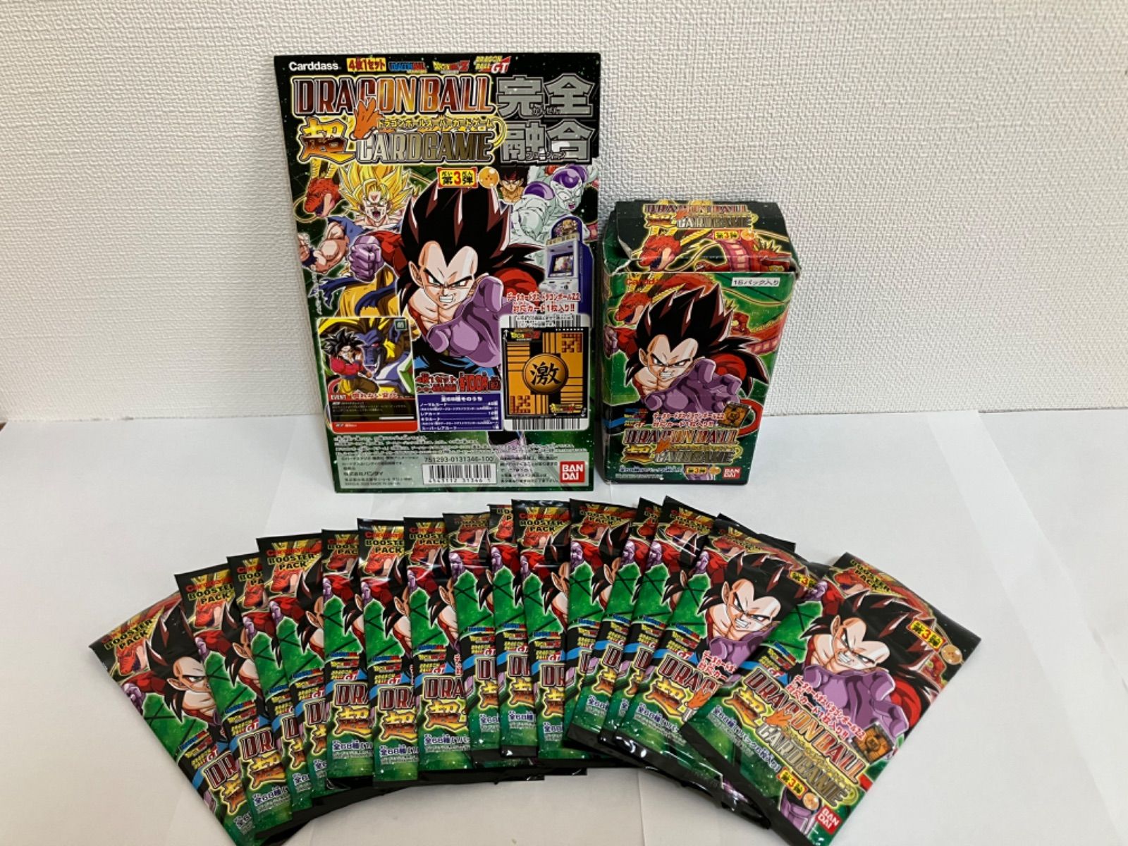 18年前　ドラゴンボールカード15パック（箱なし） 18年前 ドラゴンボールカード15パック（箱なし） ドラゴンボール