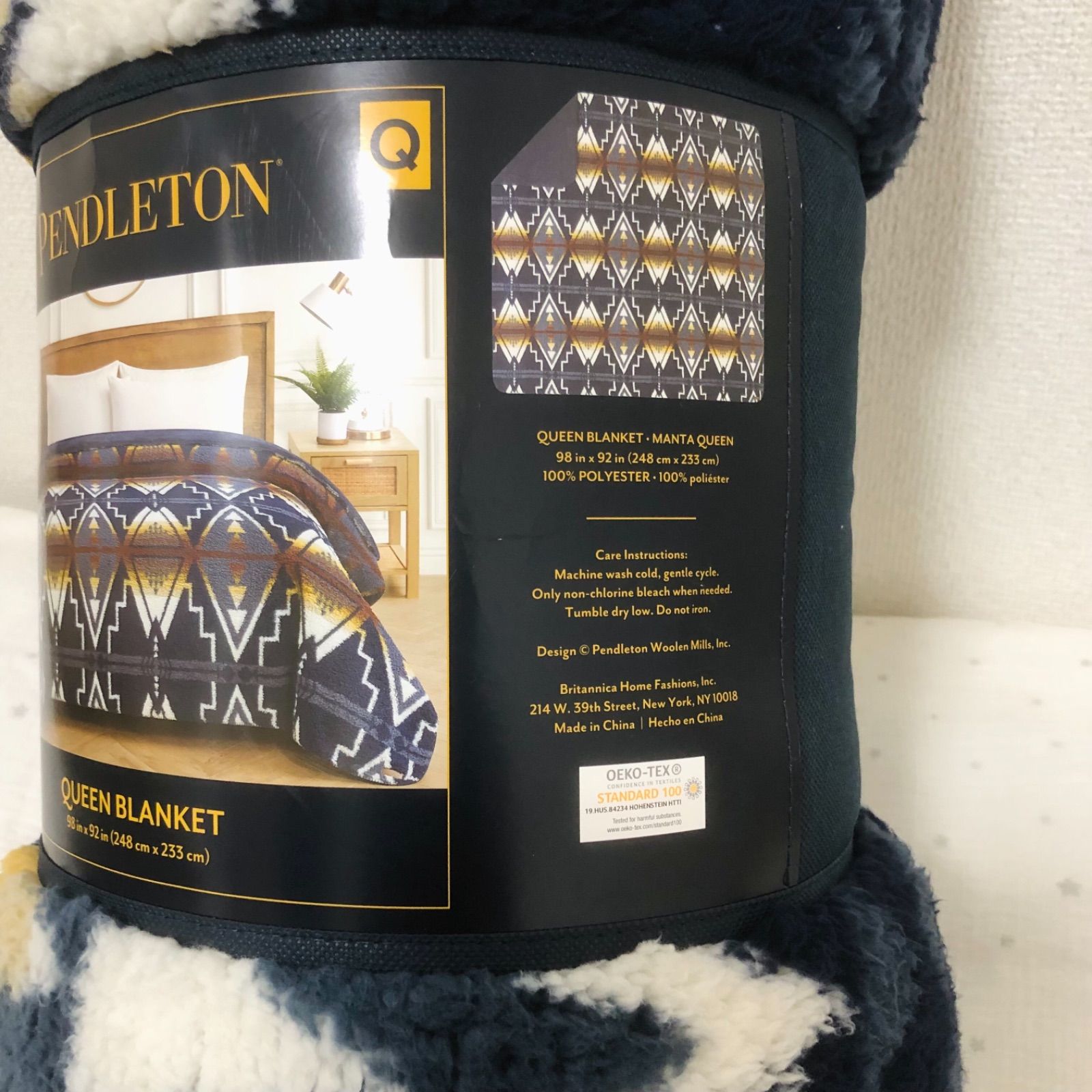 ペンドルトンシェルパブランケット クイーン ペンドルトンシェルパ