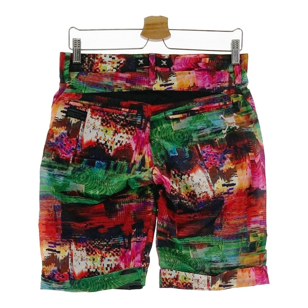 サイズ：30 OAKLEY オークリー 441926JP ハーフパンツ スカル刺繍 総柄