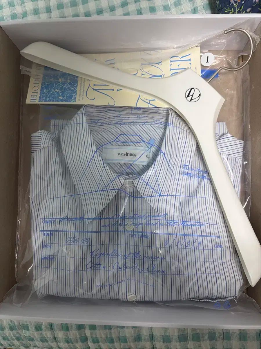 オリガミシャツ オーシャンブルー 1