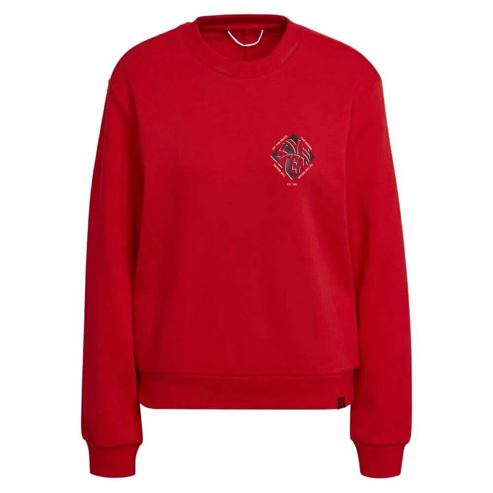 お取り寄せ ２～４週間で発送 ファイブテンクルー スウェットシャツ レディース Red FIVE TEN Crew sweatshirt t