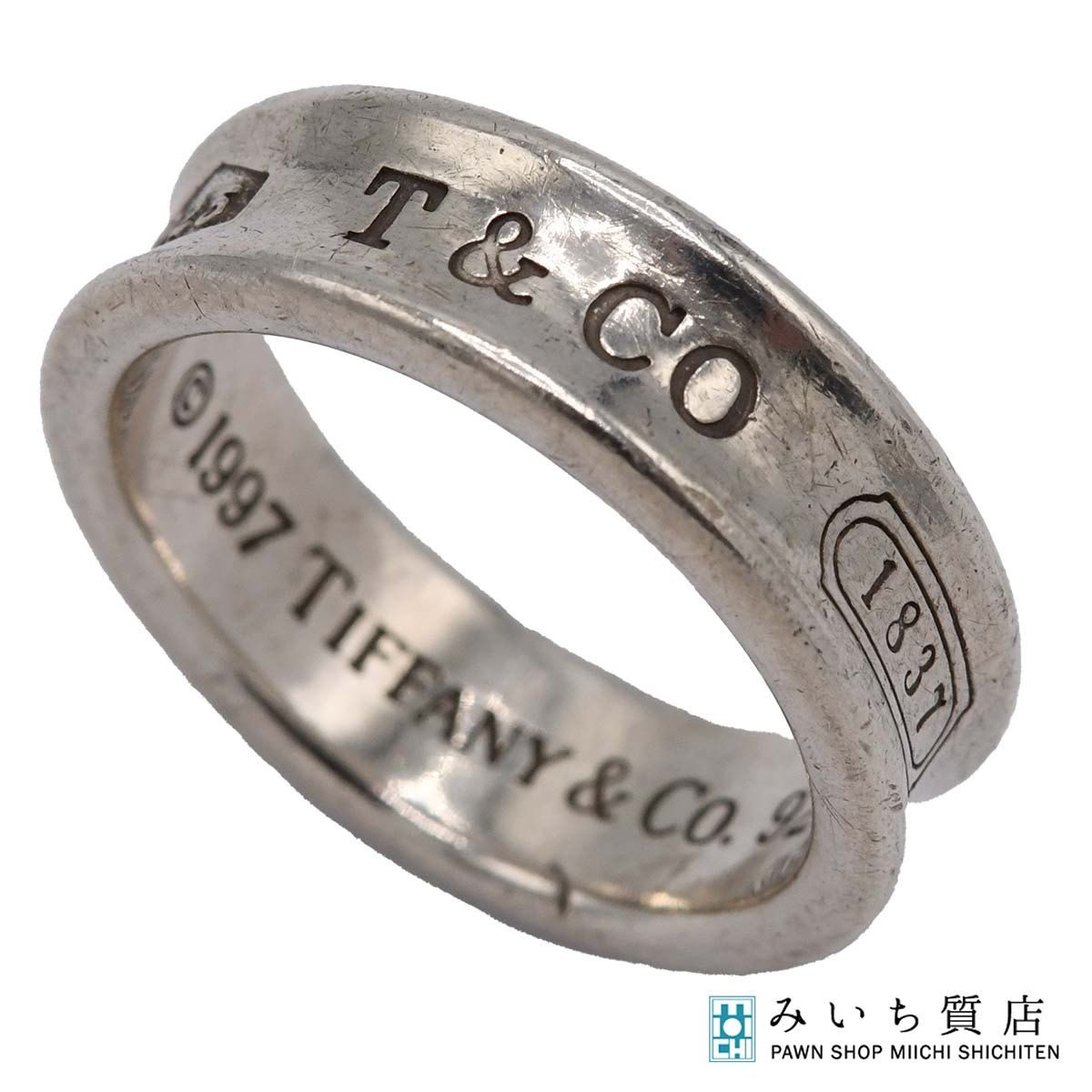 TIFFANY&Co. 1837 ナローリング ミディアム シルバー925 美品