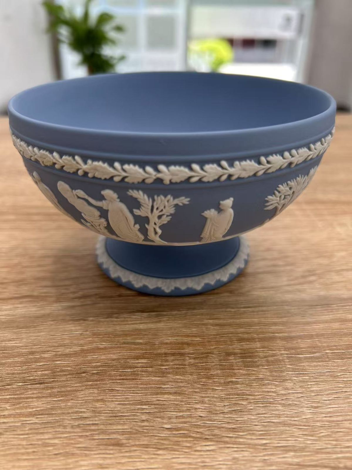 ウエッジウッド WEDGWOOD ジャスパー コンポート ブルー - メルカリ