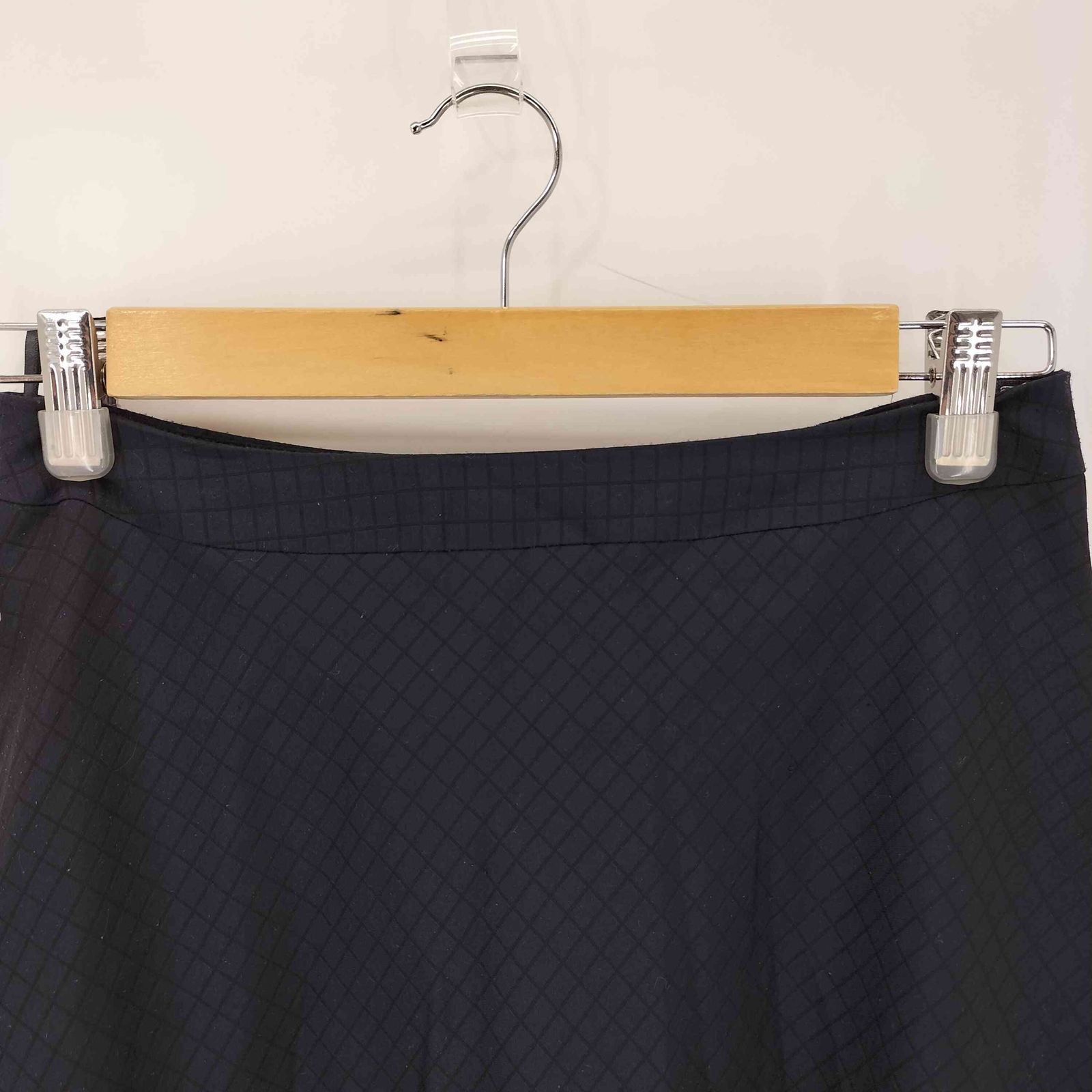 クレージュ courreges ボックスチェック ワイドスカート