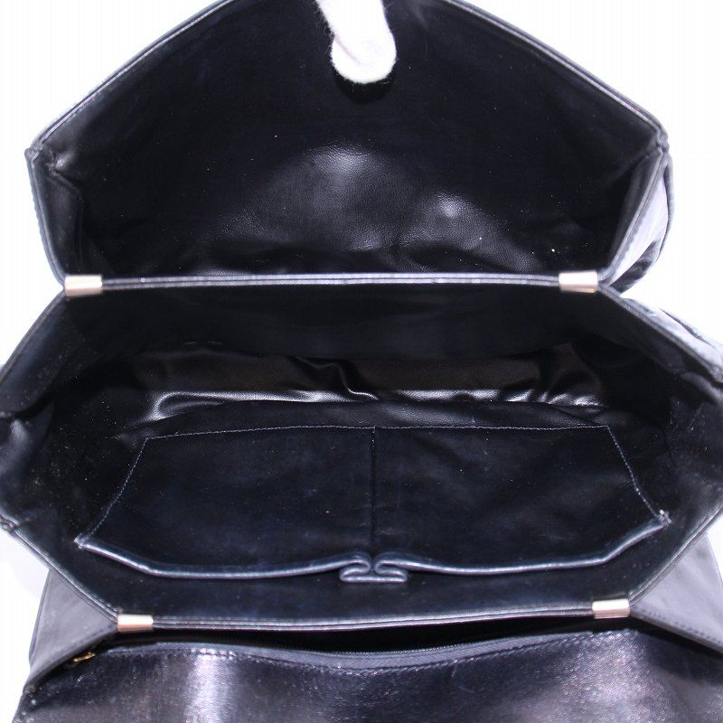 VINTAGE●CELINE●セリーヌ ロゴ レザー ショルダーバッグ CELINE セリーヌ ガンチーニ ロゴ レザー スクエア ショルダー