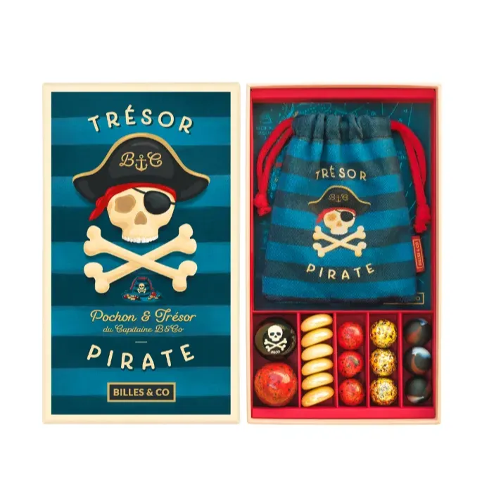 BILLES & CO フォレ・マジック フランス製【Billes & Co】知育 カラフル ビー玉 25個 5種 (BILLES&CO