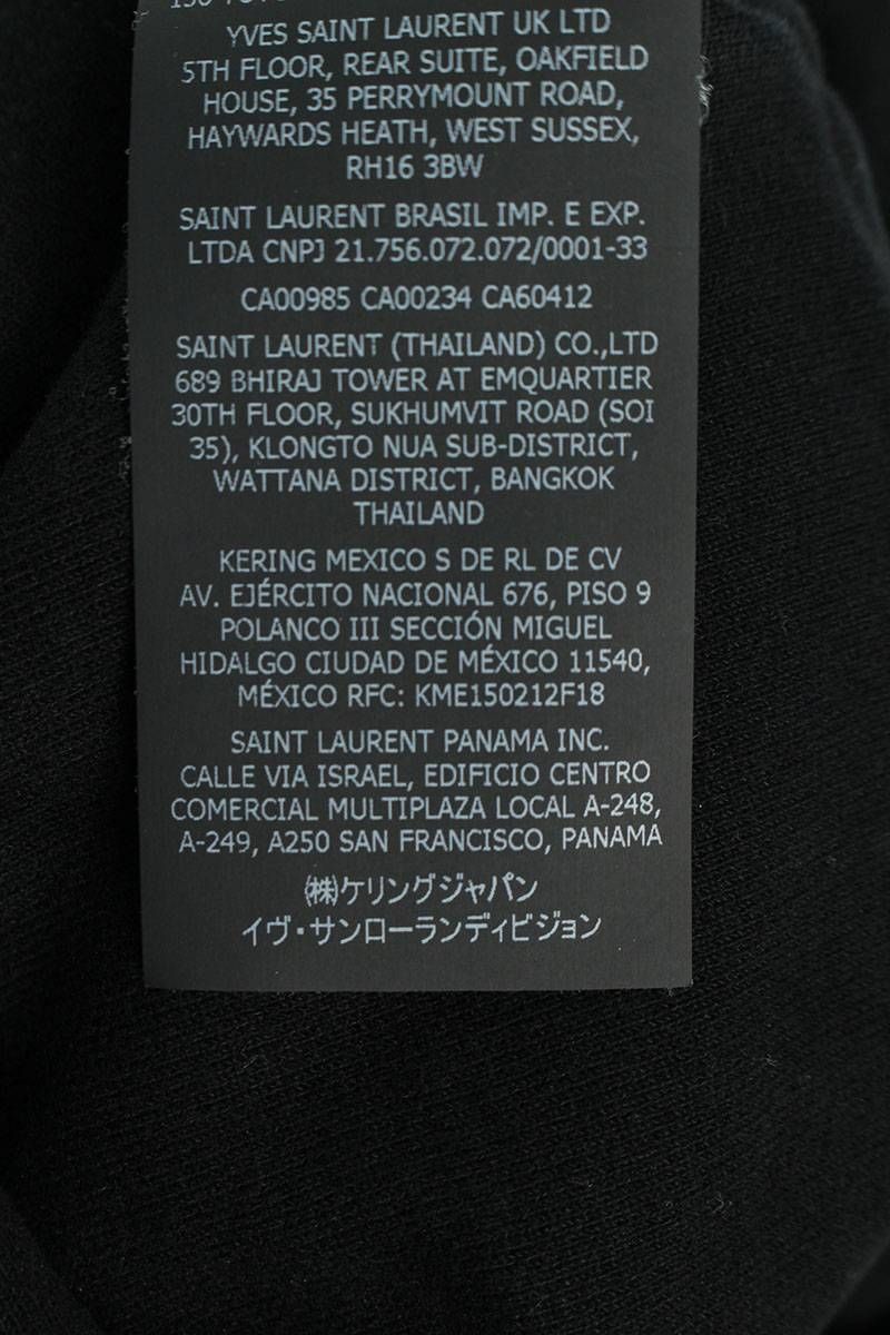 サンローランパリ  23SS  720944 Y37CG ラメロゴ刺繍スウェット レディース XL
