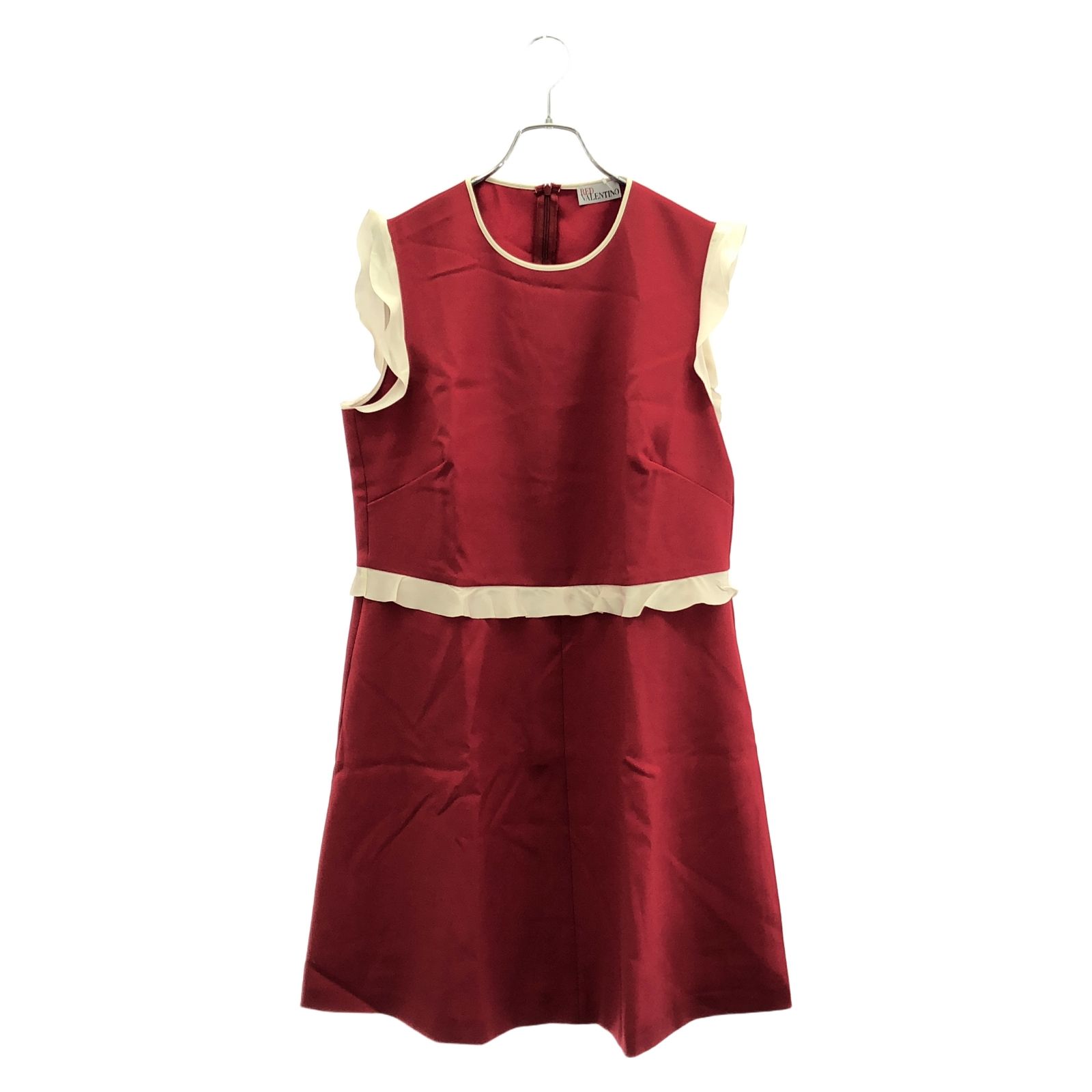 レッドヴァレンティノ RED VALENTINO ワンピース ノースリーブワンピース PR3VA6E5 レッド レーヨン ノースリーブワンピース レディース Used A