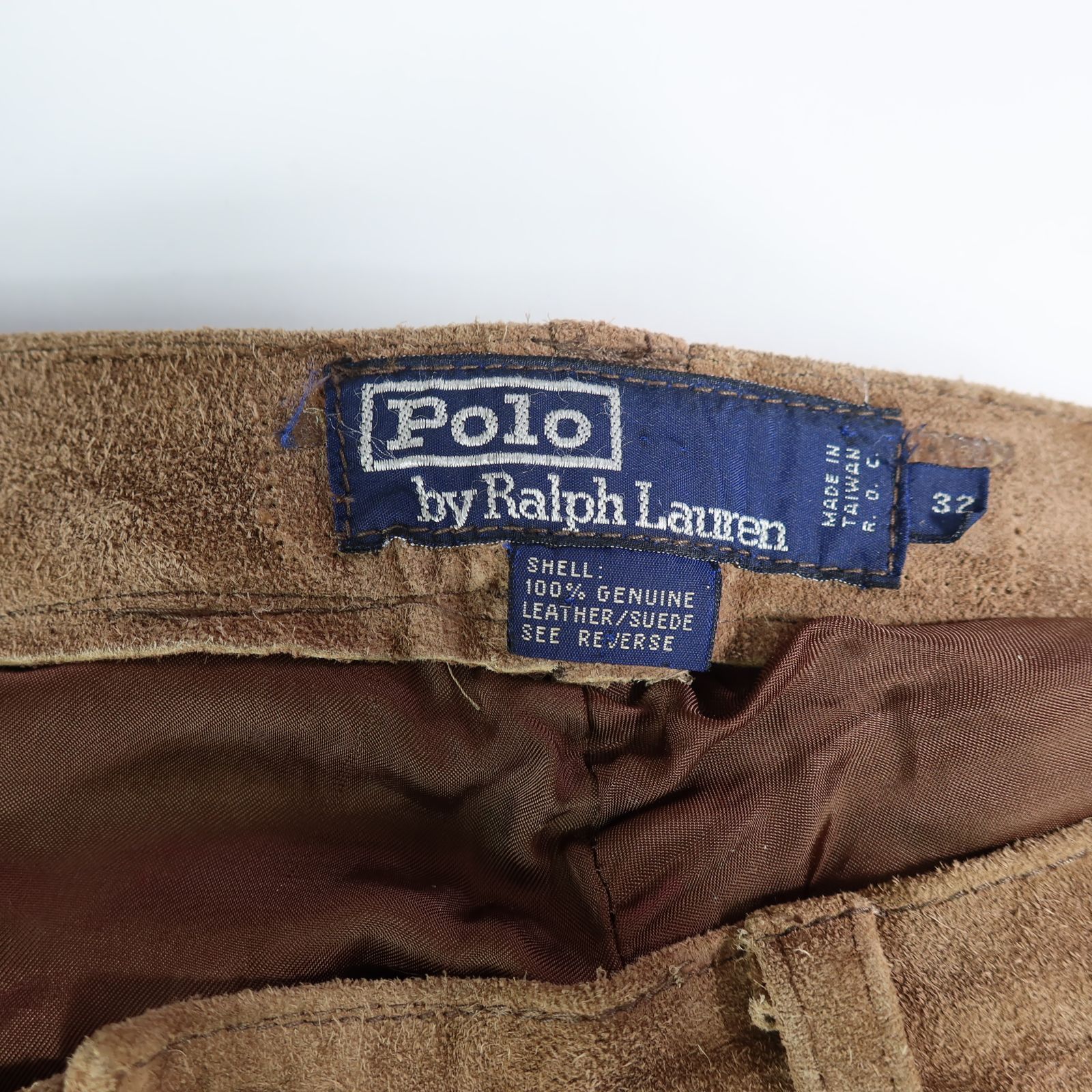 90s希少レア☆Ralph Lauren ラルフローレン レザーパンツ W32 - メルカリ