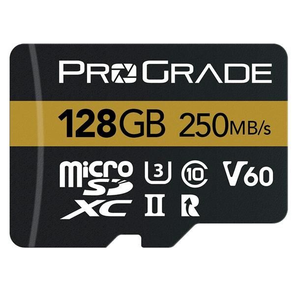 128GB ProGrade Digital microSDXC UHS-II V60 GOLD 128GB プログレードデジタル 正規輸入品