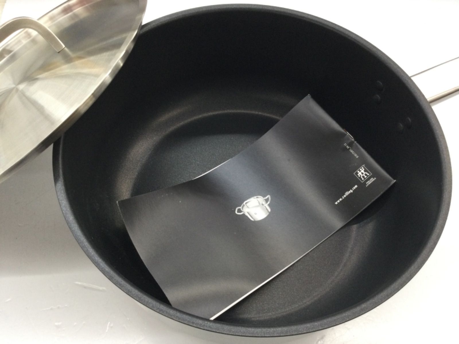 ZWILLING ツヴィリング Moment モーメント 蓋付き 深型フライパン 24cm