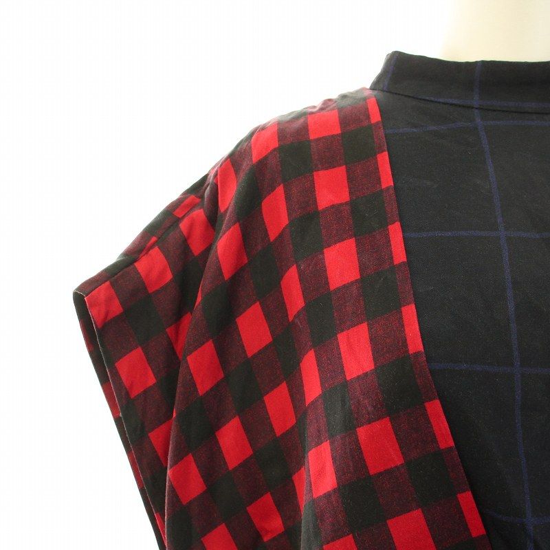 トーガ プルラ TOGA PULLA CHECK PRINT DRESS チェックプリントドレス  