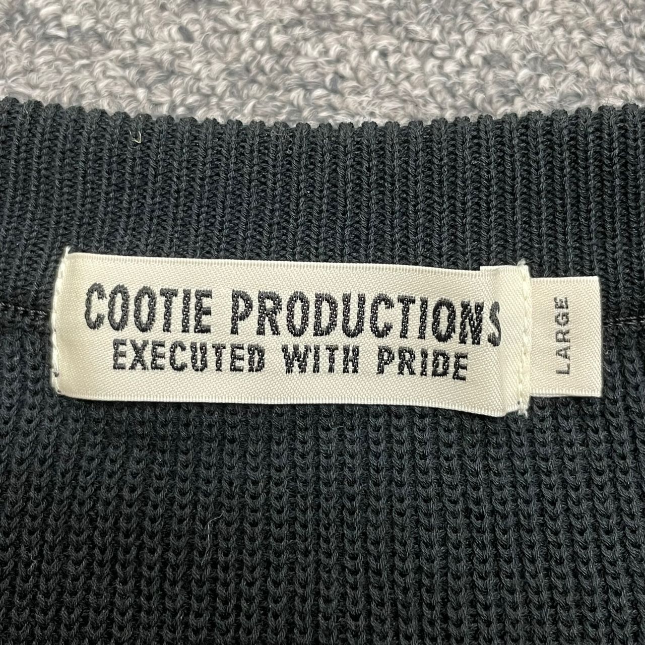 COOTIE PRODUCTIONS Rib Stitch V Neck Vest リブ Vネック ニット 