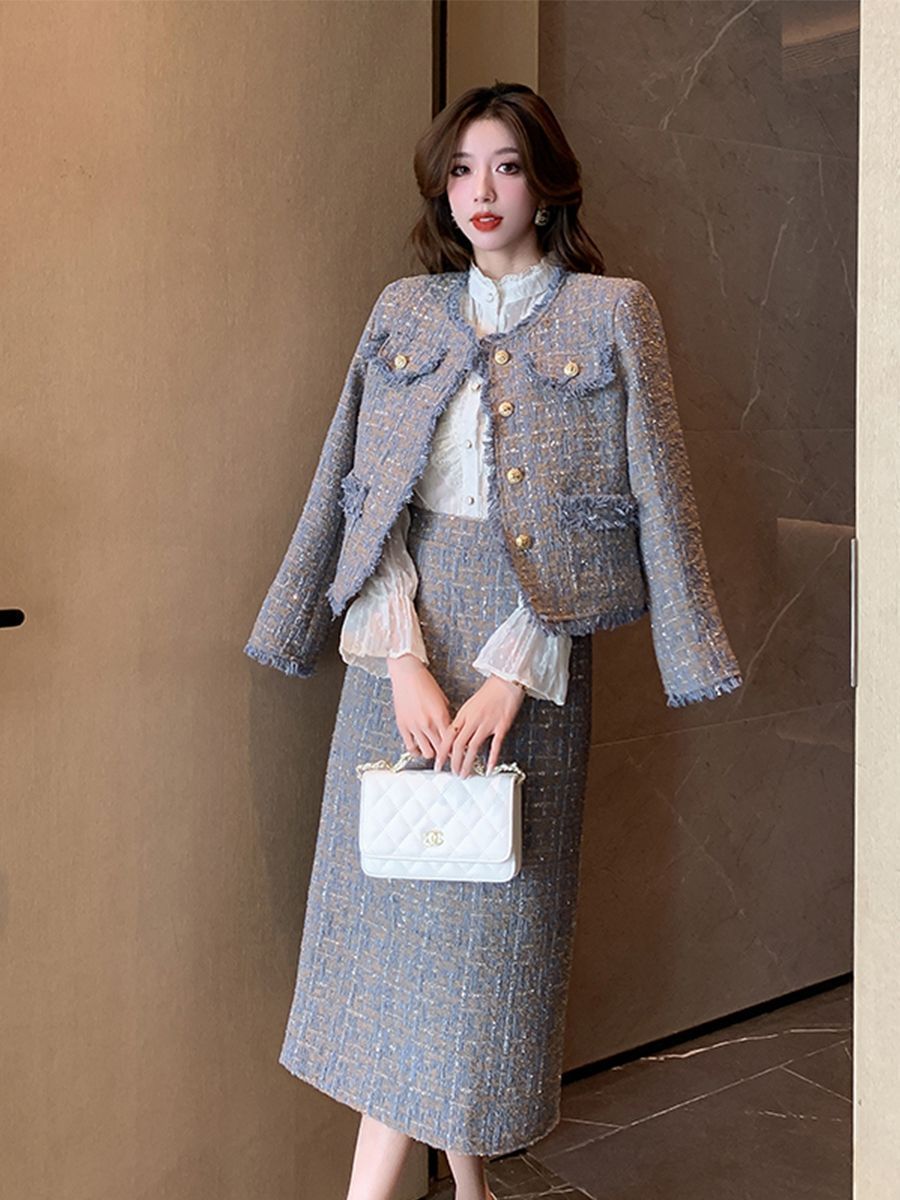 スカートスーツ レディース